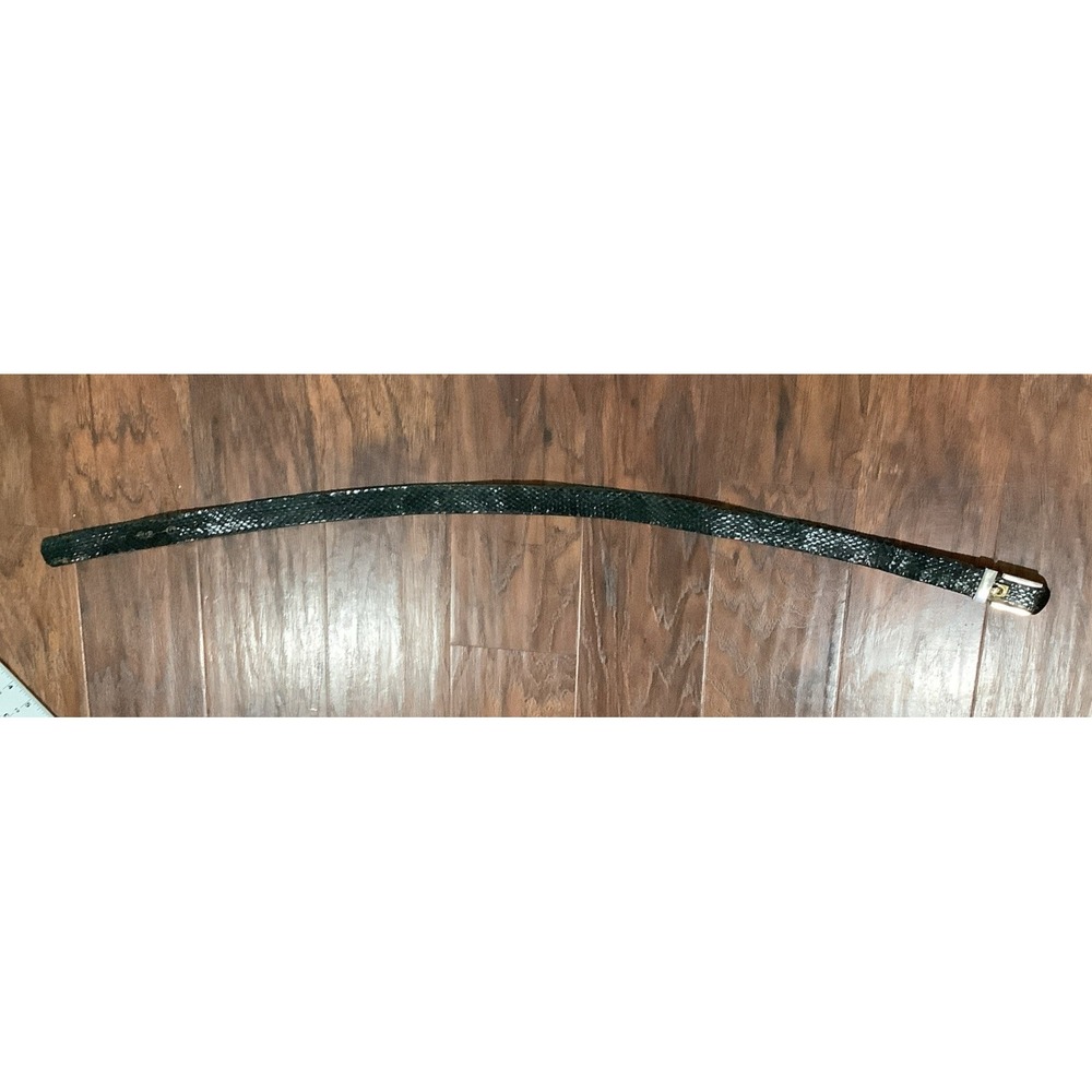 Vintage Pierre Cardin Leather Belt Green